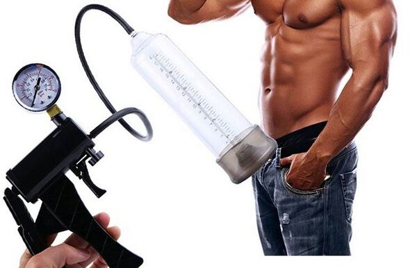Vacuum pump will help to increase penis size temporarily